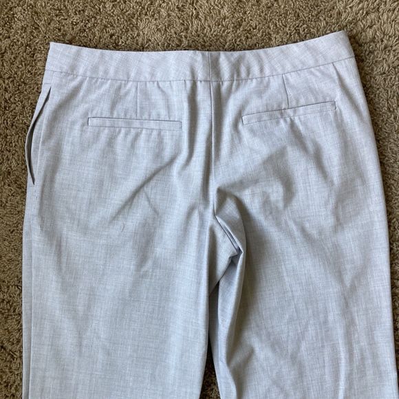 Issac Mizrahi forTarget Women Pants 8 Light Gray Mid Rise Bootcut Career Trouser - Picture 16 of 16